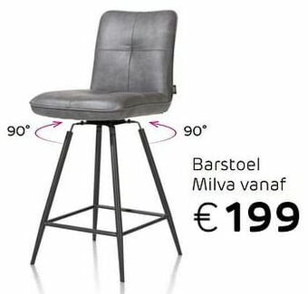 Henders & Hazel Barstoel milva aanbieding