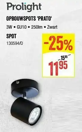 Opbouwspots prato spot