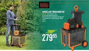 HandyHome Black + decker hakselaar bebas5800-qs aanbieding