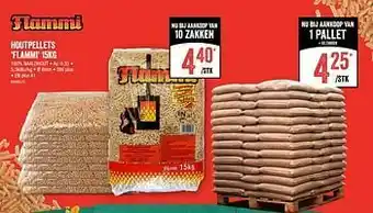 Houtpellets flammi