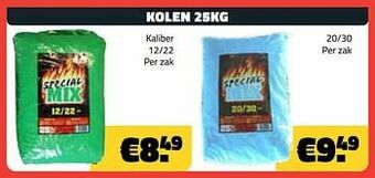 Bouwcenter Frans Vlaeminck Kolen 25kg kaliber aanbieding