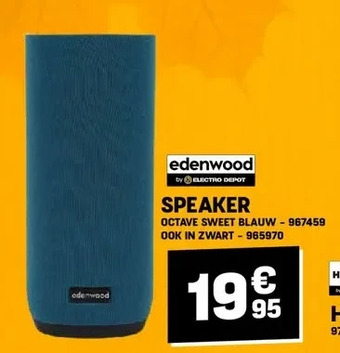 Electro Depot Speaker aanbieding