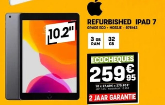 Electro Depot Refurbished ipad 7 aanbieding