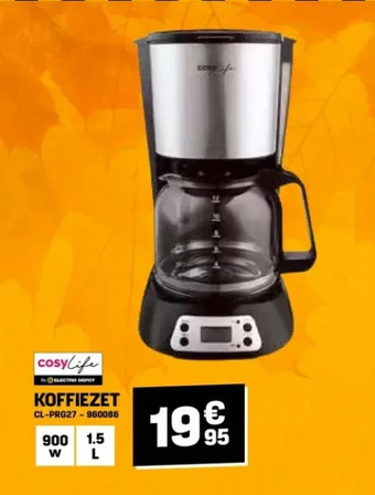 Electro Depot Koffiezet aanbieding