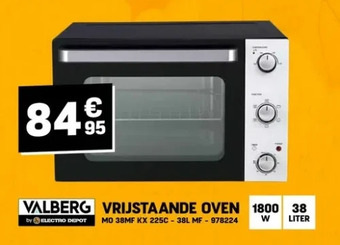 Electro Depot Vrijstaande oven aanbieding