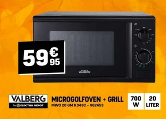 Electro Depot Microgolfoven + grill aanbieding
