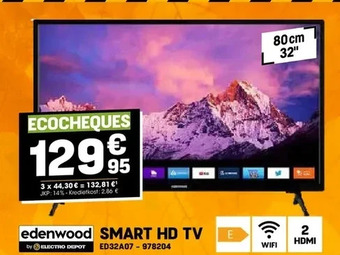 Electro Depot Smart hd tv 80 cm 32 aanbieding
