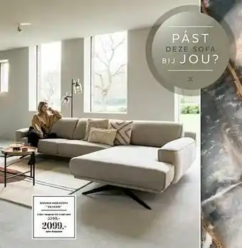 Xooon Design hoeksofa zilvano 3-zits + longchair xxl in stof aanbieding