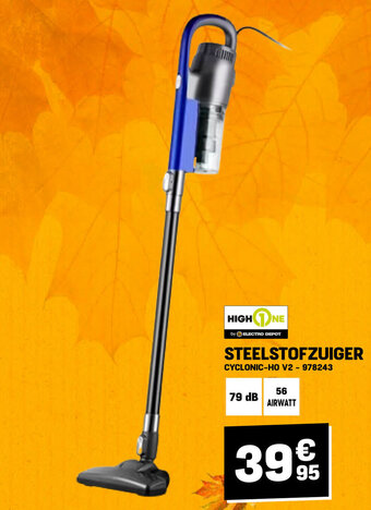 Electro Depot STEELSTOFZUIGER 56 AIRWATT aanbieding