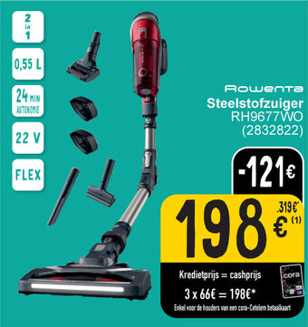 Cora Steelstofzuiger aanbieding