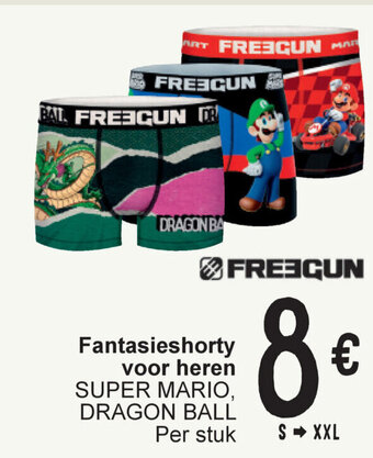 Cora Fantasieshorty voor heren SUPER MARIO, DRAGON BALL aanbieding