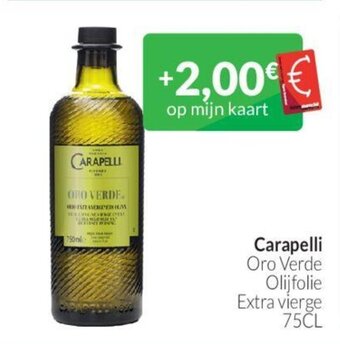 Intermarché Carapelli Oro Verde Olijfolie Extra vierge 75CL aanbieding