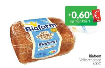 Intermarché Biaform Volkorenbrood 600G aanbieding