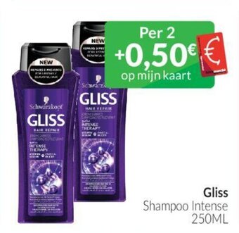 Intermarché Gliss Shampoo Intense 250ML aanbieding