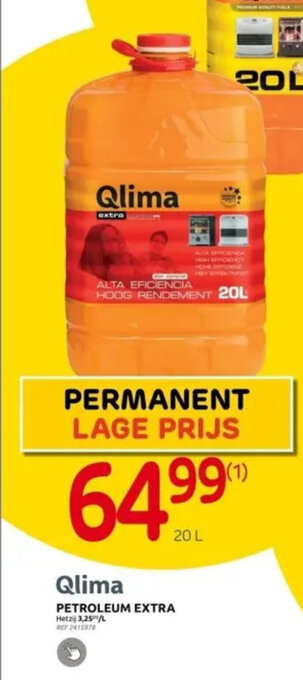 Brico Qlima PETROLEUM EXTRA 20 L aanbieding
