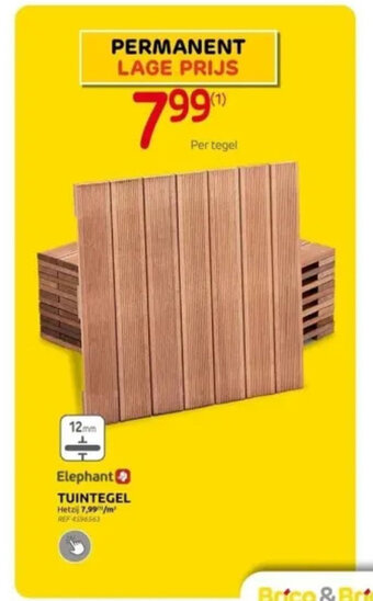 Brico TUINTEGEL aanbieding