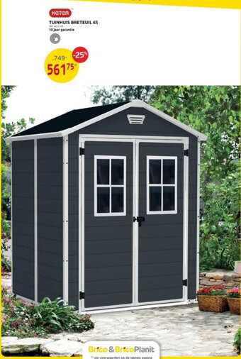 Brico TUINHUIS BRETEUIL 65 aanbieding