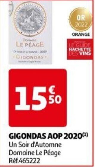Auchan GIGONDAS AOP 2020 aanbieding