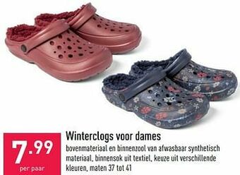 ALDI Winterclogs voor dames aanbieding