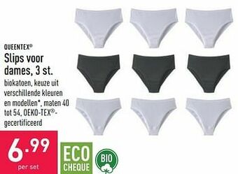 ALDI Queentex slips voor dames aanbieding