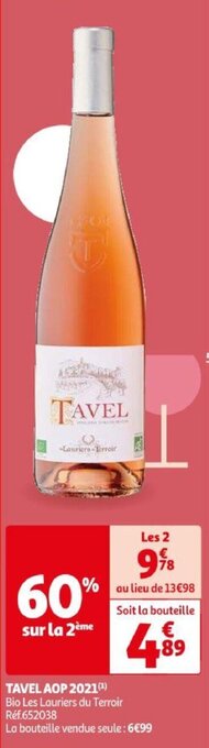 TAVEL AOP 2021 Bio Les Lauriers du Terroir