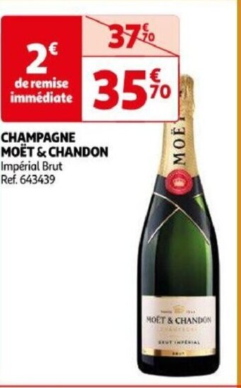 Auchan CHAMPAGNE MOËT & CHANDON Impérial Brut aanbieding