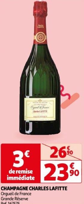 Auchan CHAMPAGNE CHARLES LAFITTE aanbieding