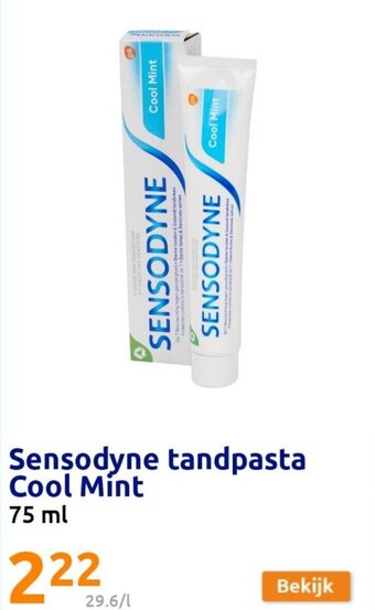 Action Sensodyne tandpasta Cool Mint 75 ml aanbieding