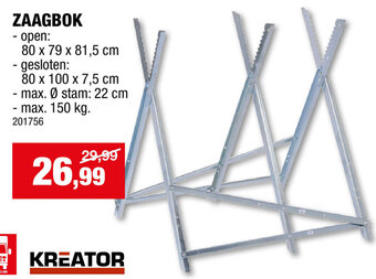 Hubo KREATOR ZAAGBOK aanbieding