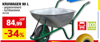 Hubo KRUIWAGEN 90 L aanbieding
