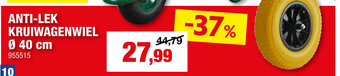 Hubo ANTI-LEK KRUIWAGENWIEL Ø 40 cm aanbieding