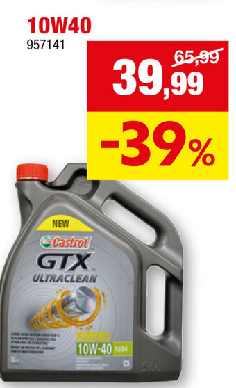Hubo CASTROL MOTOROLIE 5L 10W40 aanbieding