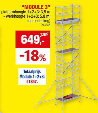 Hubo ROLSTEIGER MODULE 3 aanbieding