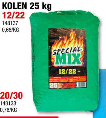 Hubo KOLEN 25 kg 12/22 aanbieding