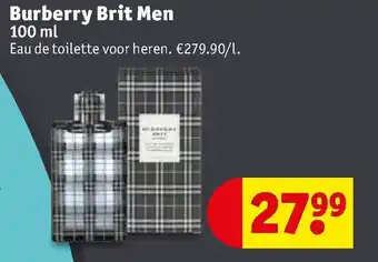 Kruidvat Burberry Brit Men 100ml aanbieding