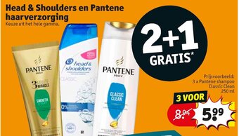 Kruidvat Head & Shoulders en Pantene haarverzorging aanbieding