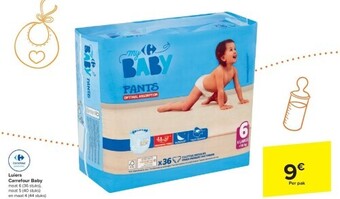 Carrefour Luiers carrefour baby aanbieding