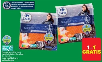 Carrefour Noorse gerookte zalm kwaliteitsketen carrefour aanbieding
