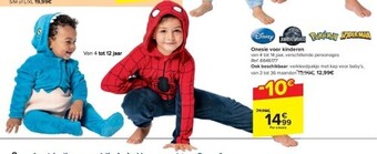 Carrefour Onesie voor kinderen aanbieding
