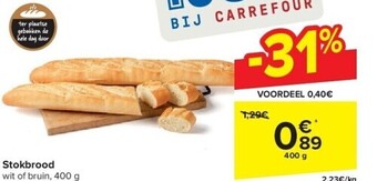 Carrefour Stokbrood aanbieding
