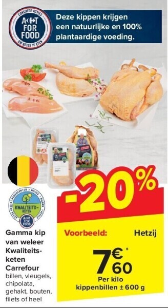Carrefour Gamma kip van weleer kwaliteitsketen carrefour aanbieding