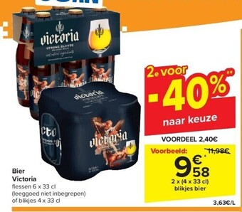 Carrefour Bier victoria aanbieding