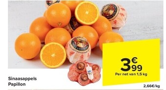 Carrefour Sinaasappels papillon aanbieding