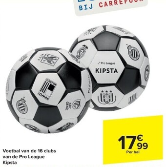Voetbal van de 16 clubs van de pro league kipsta