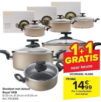 Stoofpot met deksel royal vkb