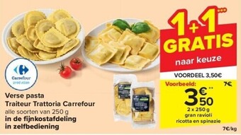 Carrefour Verse pasta traiteur trattoria carrefour aanbieding