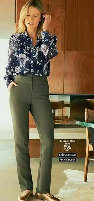 Damart Broek hoge taille aanbieding