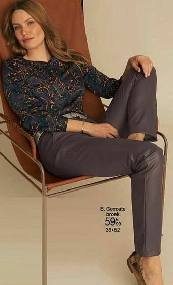 Damart Gecoate broek aanbieding