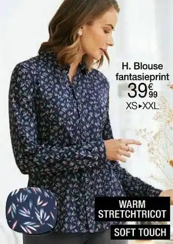 Damart Blouse fantasieprint aanbieding