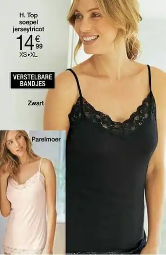 Damart Top soepel jerseytricot aanbieding